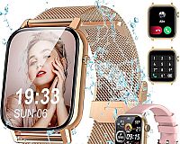 Tisoutec Smartwatch Damen Herren Smartwatch Fitness Tracker Uhr für Damen Herren Smartwatch