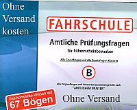 Fahrschule :Führerschein Fragebogen Klasse B (Pkw) 2022. PDF.Nr. 59