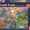 Schmidt Spiele 58966 - Verzaubertes Drachenland - 1000 Teile Puzzle