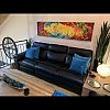 Wohnwert Echtleder Sofa Couch 3,4m TOP mit 4 fach elekt. Funktion
